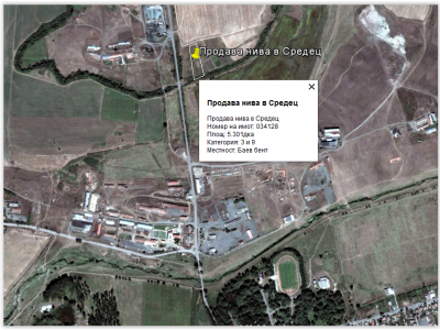 продава нива в средец 034128