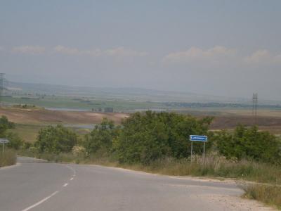 Изглед от разклона за село Маца