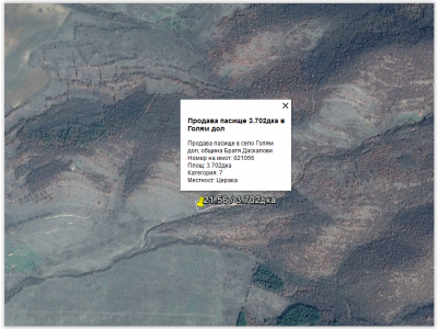 Продава пасище в Голям дол